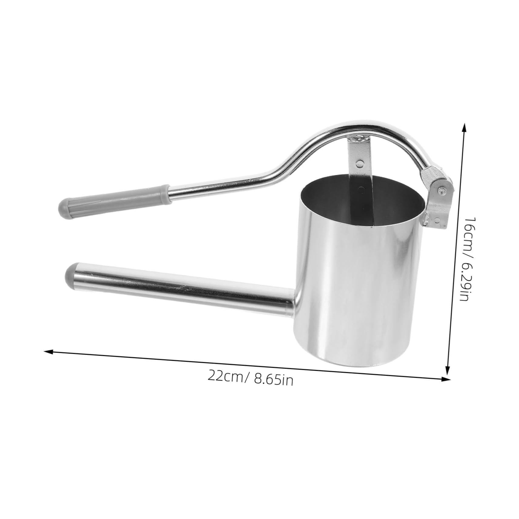 BESTonZON 1 Pc Prensa De Fideos Manual Máquina De Rodillos De Pasta Herramientas De Espagueti Exprimidor De Prensa Pasapurés De Papa Mano Spachalla Fideos De Huevo Acero Inoxidable Ronda