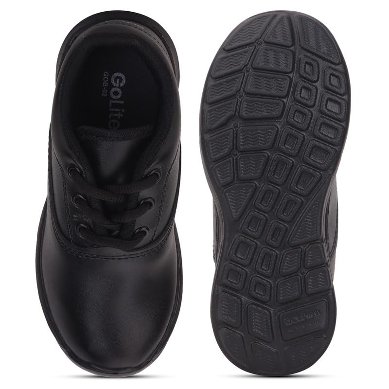 Image of ACTION School Shoes for Boys - Eva Sole Ultra Lightweight, Extra Cushion Footbed, Durable, Long-Lasting, Anti-Germ Technology for Odour-Free Comfort