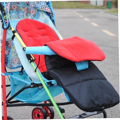 Stroller Blanket Stroller Footmuff, Warm Cozy Sleeping Bag with Polar Fleece Lining, Waterproof Windproof Bunting Bag, 2-in-1 Detachable Cover - 4