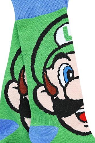 Super Mario Luigi Calze verde/blu EU 39-42