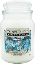 Yankee Candle Home Inspiration Snow Dusted Pine Scented Candle, 538g