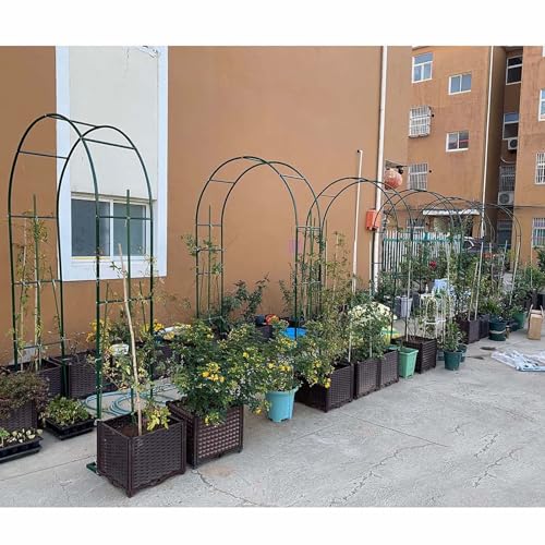 Treillis pour plantes grimpantes robuste en acier traité - 4