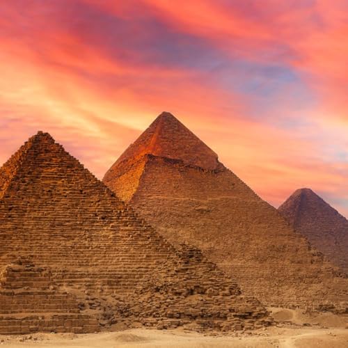 Page de couverture de Great Pyramid of Giza (Wonders of the Ancient World 7/7 - Sleep History ASMR)