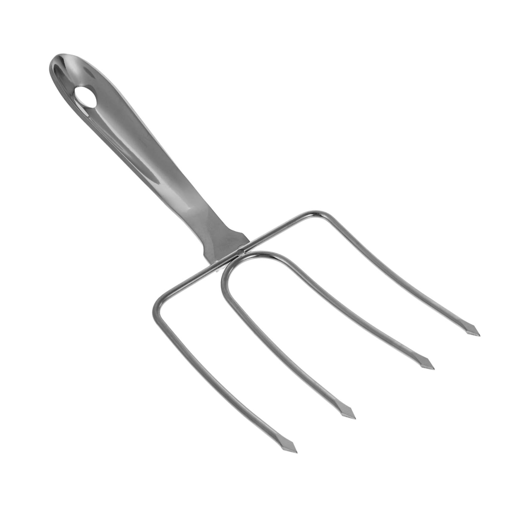 Mikinona 4-prong Turkey Lifting Poultry Chicken Fork Stainless Steel Fork Barbecue Grilling Tool
