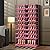 CIMLORD 9-Tier Foldable Shoe Rack for Closet Entryway 18-36Pairs, Stackable Clear Shoe Storage Boxes Organizer With Door Plastic Shoe Cabinet Bins with Lids Shoes Shelf Easy Assembly Large?Black-pink?
