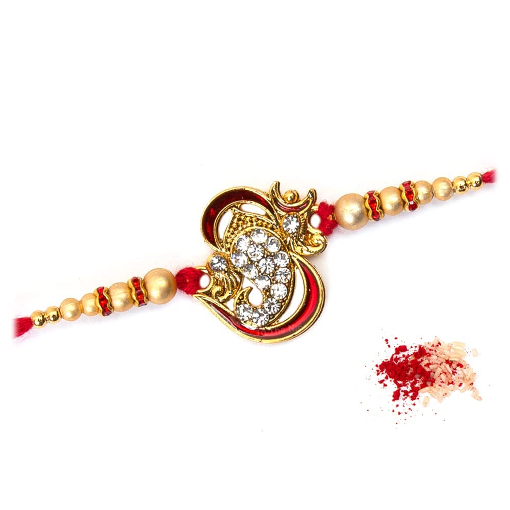 To The Nines Ganesh Rakhi for Brother with Tilak Material and Greeting Card (B07DVNVLHX) Amazon Price History, Amazon Price Tracker
