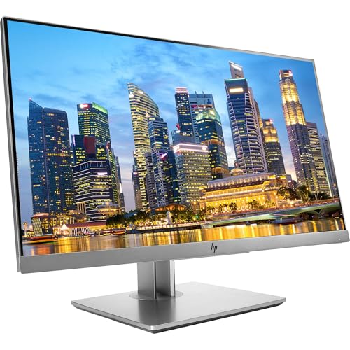 Image of HP EliteDisplay E223 21.5 Inch 1920 x 1080 (1FH45A8#ABA) Full HD IPS LED Backlit Monitor Bundle with HDMI, VGA, DisplayPort, Gel Mouse Pad, and MK270 Wireless Keyboard and Mouse Combo