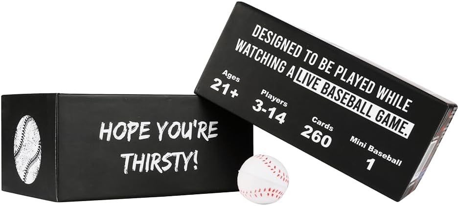 Watch Baseball, Get Drunk - The Live Baseball Drinking Card