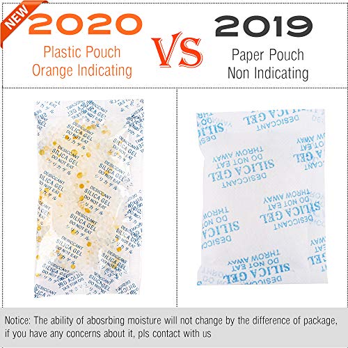 20 Gram 15 Packs Rechargeable Silica Gel Desiccant Packets, Reactivate