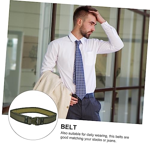 Adjustable Camouflage Waist Belt for Outdoor Camping and Hiking Lightweight Elastic Webbing for Men Tactical Exploration Gear4