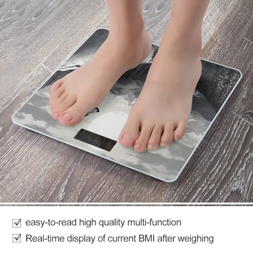 Balanza digital de baño con vidrio templado Snow Mountain miniatura 5