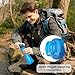 Azarxis TPU Soft Flask 250ml 500ml Collapsible Water Bottle Running Folding Gel Water Reservoir Handheld for Hydration Pack Hiking Cycling Climbing Jogging Trail Race (Blue - 500ml / 16.9oz - 2 Pack)