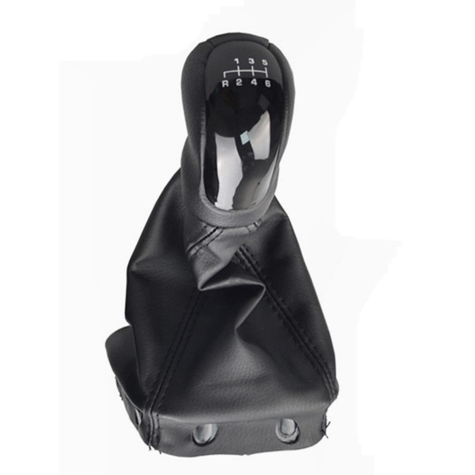 Gxqklsu 6 Speed Gear Shift Knob Compatible With Benz For W168 A Class 1997-2004 5 Gear Car Shift Gear Knobs With Gaitor Gear Lever Tuning(6 Speed)