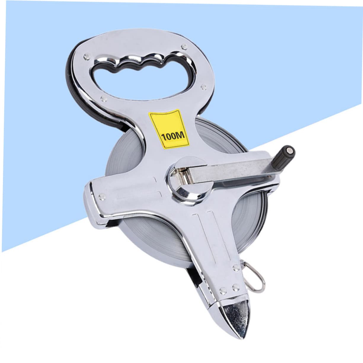 jojofuny Taśma Miernicza 100m Firmy Retractable Tape Ruler Dla Architektów Cieśli I Stolarzy