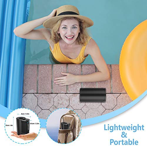 Evteck Pumteck Electric Rechargeable Inflator, Quick-Fill Electric Air Pump for Inflating/Deflating Pool Inflatables, Exercise Ball, Air Mattress, Air Boat - Thumbnail 5