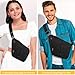Anti-Theft Sling Bag for Men, RFID Crossbody Chest Bag - Lightweight Travel Shoulder Bag for Hiking & Outdoor | Adjustable Strap, Fits iPad