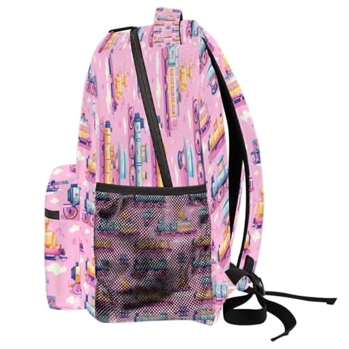 Sac à dos train pour vos sorties, randonnées et voyages de week-end en couleur L - 4