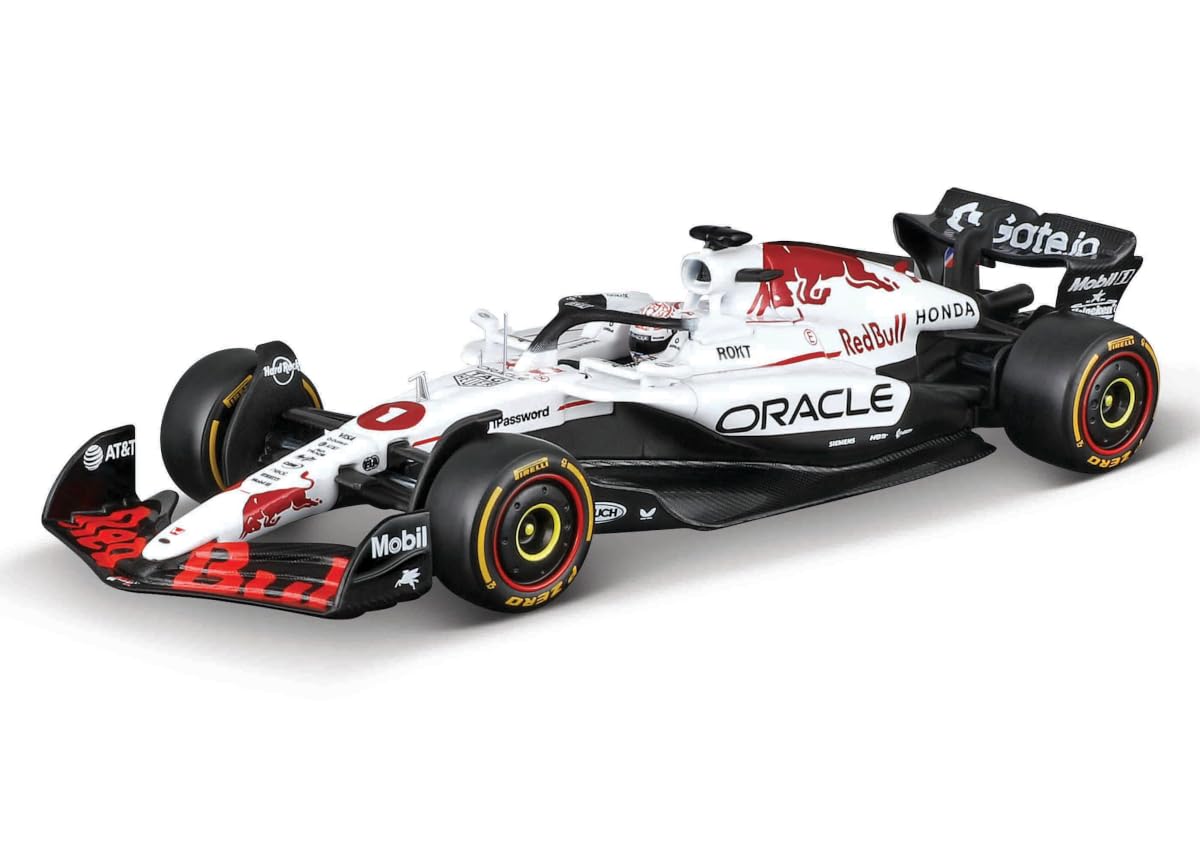 Bburago F1 Red Bull RB21 Japan Version #1 Verstappen (2025) - Modellauto Formel 1 Maßstab 1:18 Originalgetreues Sammlerauto Die-Cast Spielzeugauto ab 14 Jahren (18-18005V)