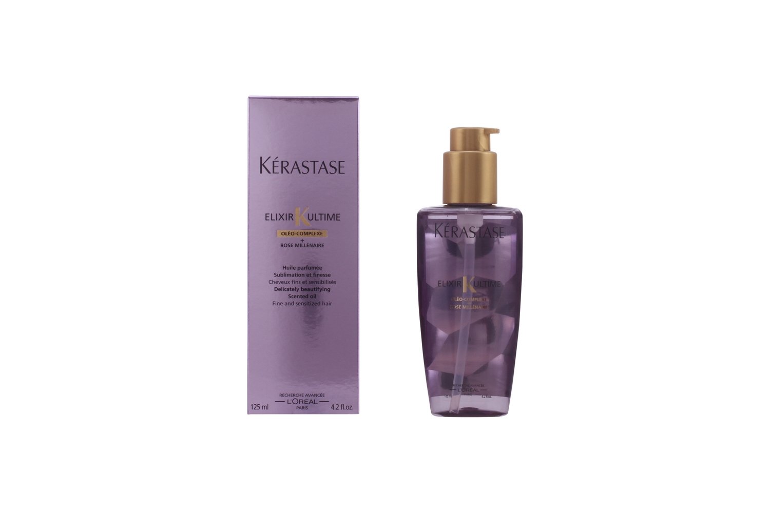 Kerastase Elixir Ultime Rose Millenaire Fine and Sensitized Hair 4.2 oz