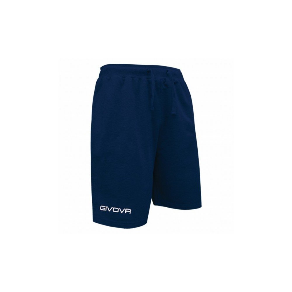 Givova Bermuda Friend Cotone Terry Blu - 4
