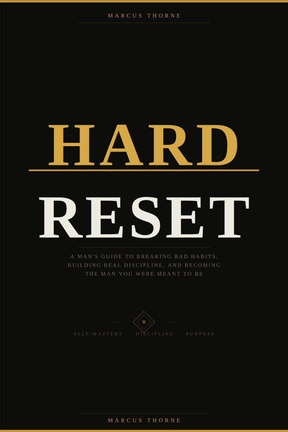 HARD RESET: A Man's Guide to Breaking Bad Habits, Building Real Discipline, and Becoming the Man You Were Meant to Be