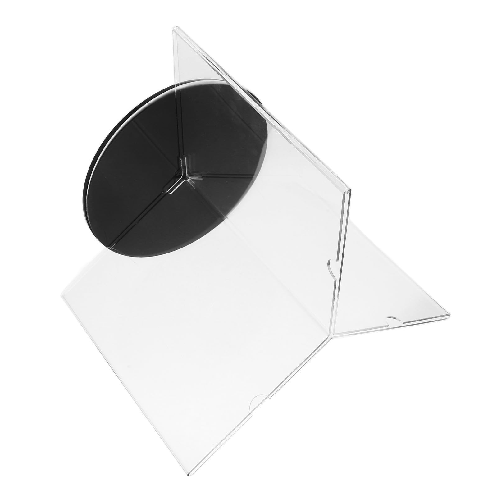 Alasum Porta Menú de Acrílico Elegante con Base para Exhibición en Escritorio, Soporte Giratorio de Alto Rendimiento Adecuado para Restaurantes y Tiendas Retail
