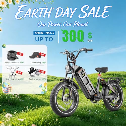 Image of 2026 Eahora 5400W Juliet Pro 2 Electric Bike for Adults 43MPH Dual Motor 70Ah Ebike 200Miles Long Range Electric Bicycle, 20'' Fat Tire Full Suspension Electric Mountain Bike for Commuting /Delivery