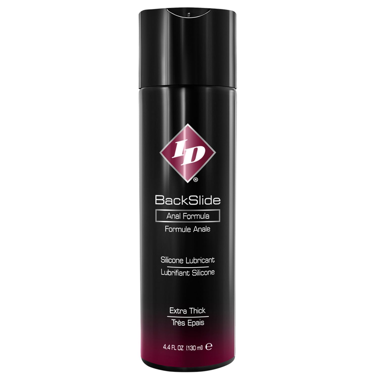 ID BackSlide Silicone Anal Lube 130ml - Premium Anal Lubes Private Sexual Lubricant Gel for Privacy, A Waterproof Anal Lube for Men Gel