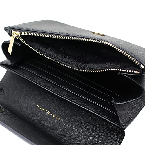 Tory Burch 82328 Black with Gold Hardware New Emerson Chain Wallet Black Leather Cross Body Bag4