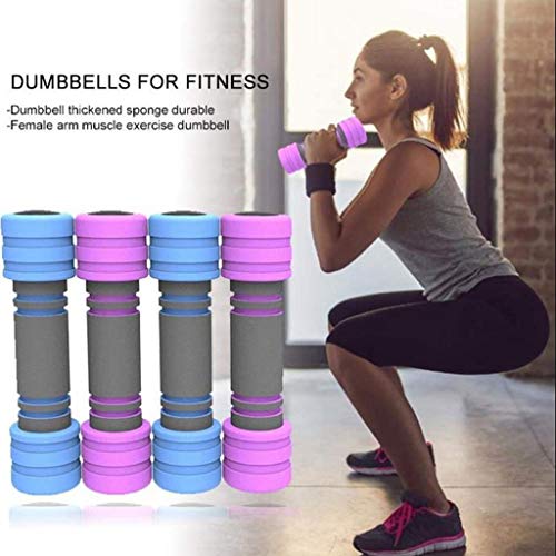 Halter Dumbbells Vrouwen Dumbells Gewicht Sets, Halters met anti-slip foam handgreep for Home Gym Exercise Fitness… - Afbeelding 3