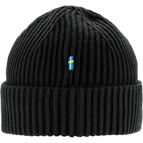 Fjällräven Unisex 1960 Lite Logo Hut, Black, One Size