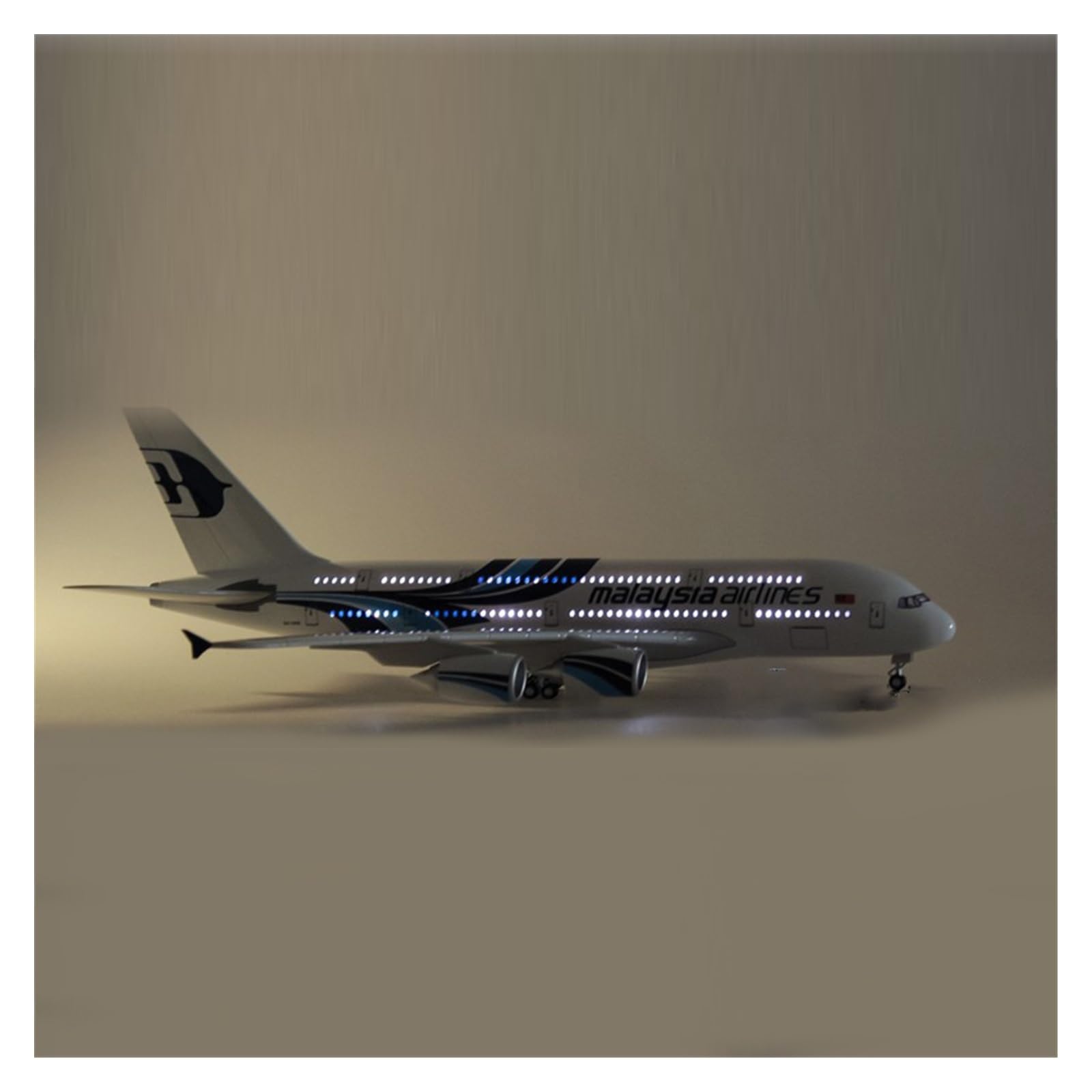 Amazon.co.jp: 対象: 46 Cm マレーシア航空エアバス A380 モデル航空機