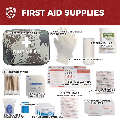 Sirius Survival 50BOB01-RED Sirius: Pre-Packed Bug Out Bag - 72 Hour Kit For 2 People - Bugout Backpack Survival Kit thumb #8