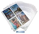 ✅PLATZSPAREND: Ideale senkrechte 4er Teilung für 8 Urlaubsbilder oder Postkarten pro Hülle. Sie werden kein Platz mehr verschwenden müssen.