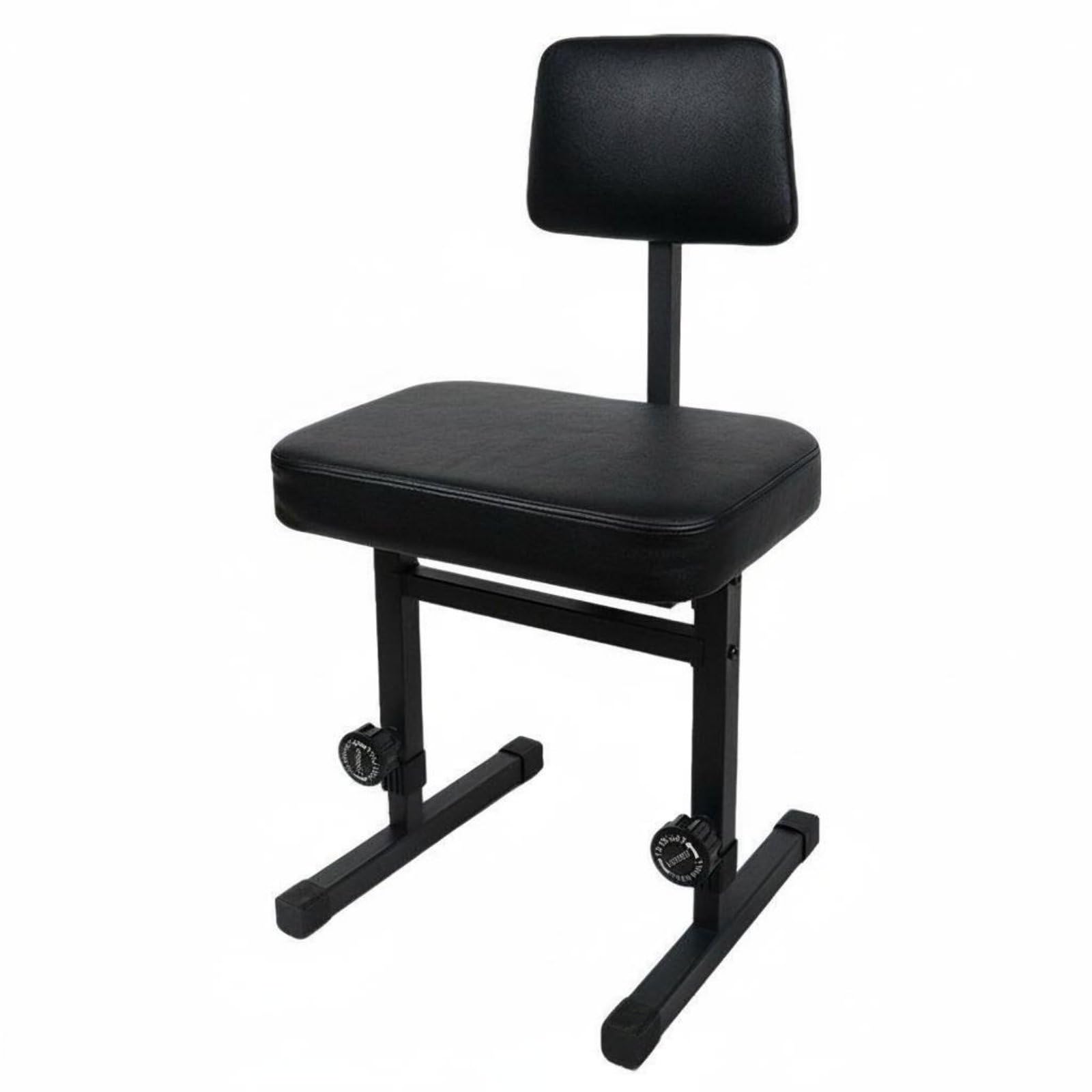 Sedia Musicale Regolabile Sedia Pianista Pianoforte Sgabello Tastiera con Schienale Regolazione Graduale Supporto Lombare Comfort Prolungato Adatta per Prove