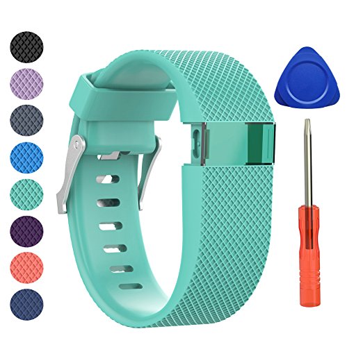 BeneStellar Newest for Fitbit Charge HR Band, Silicone Replacement Small Large Band Bracelet Strap for Fitbit Charge HR Wireless Activity Wristband