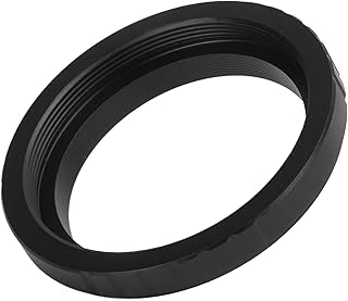 Velaurs SCT to M48 Adapter, Durable SCT Female to M48x0.75 Male Thread Adapter High Reliability Aluminum Alloy Portable for Astronomical Telescope