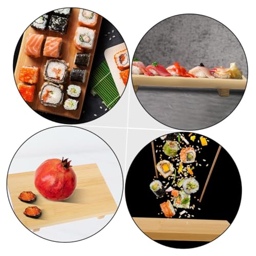 Set de platos para sushi 2 piezas 24x15cm y 27x18cm miniatura 3