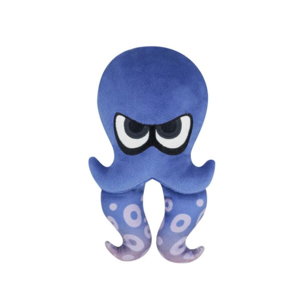 San-Ei SP33 Splatoon 3 Blue Octopus Plush Toy S - Official Nintendo Soft Toy, Small
