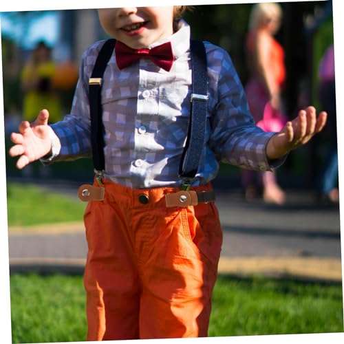 NOLITOY 2pcs Elastic Waist Belts for Boys and Buckle Stretchy Waistband Lightweight Belts for Jeans and Dresses Soft Comfortable Waistbands for Khaki and Black3