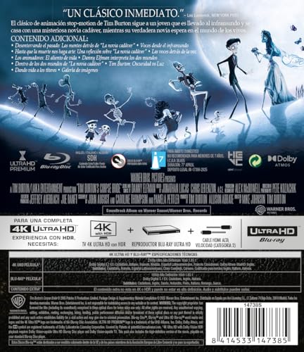 La novia cadáver Blu-ray