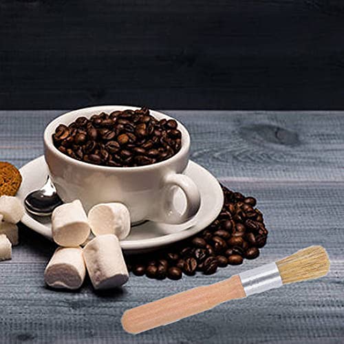 4 Stuck Kaffeepinsel, Kaffeemühle Reinigungsbürste Holz Kaffeemühle Bürste Espressobürste für Handkaffeemaschine… – Bild 6