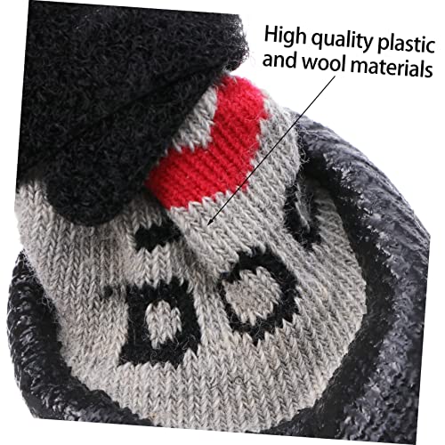 Happyyami 4stücke rutschfeste Hundesocken Aus Wolle Pfotenfreundlich Für Drinnen Und Draußen Idealer Schutz Für Hunde Perfektes Für Tierbesitzer Love