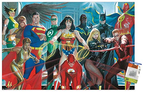 DC Comics - Justice League - Alex Ross - The Elite Wall Poster with Push Pins