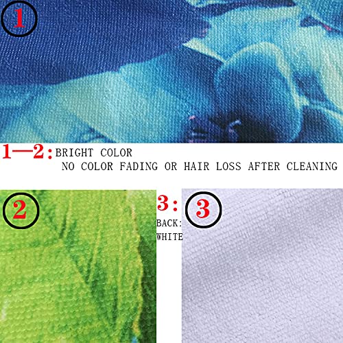 Claean-Acces-Home Wc Deckelbezug Fischerei-Net-Badvorhang Badezimmer-Pad-Vier-Stück-Fußmatte-DREI-Teiliges… – Bild 7