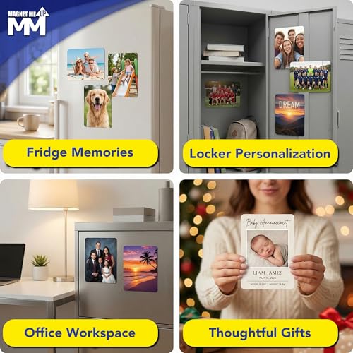 Imán Personalizado para Refrigerador 5x7 Pulgadas miniatura 4