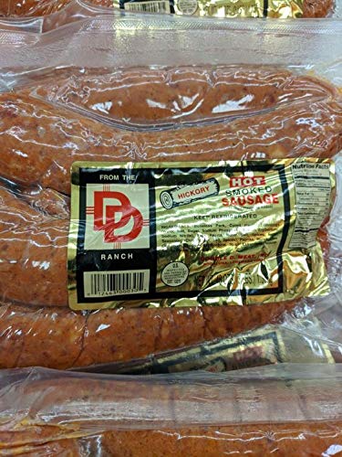 DD Ranch Hot Hickory Smoked Sausage 48 Oz