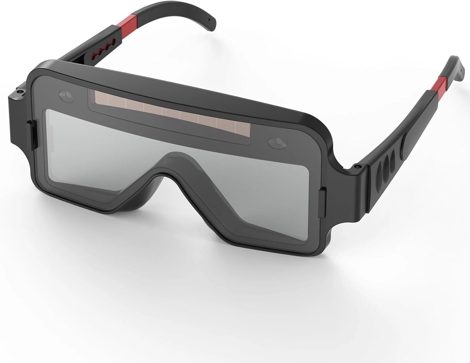 True Color Solar Powered Auto Darkening Welding Goggles, 2 Sensors