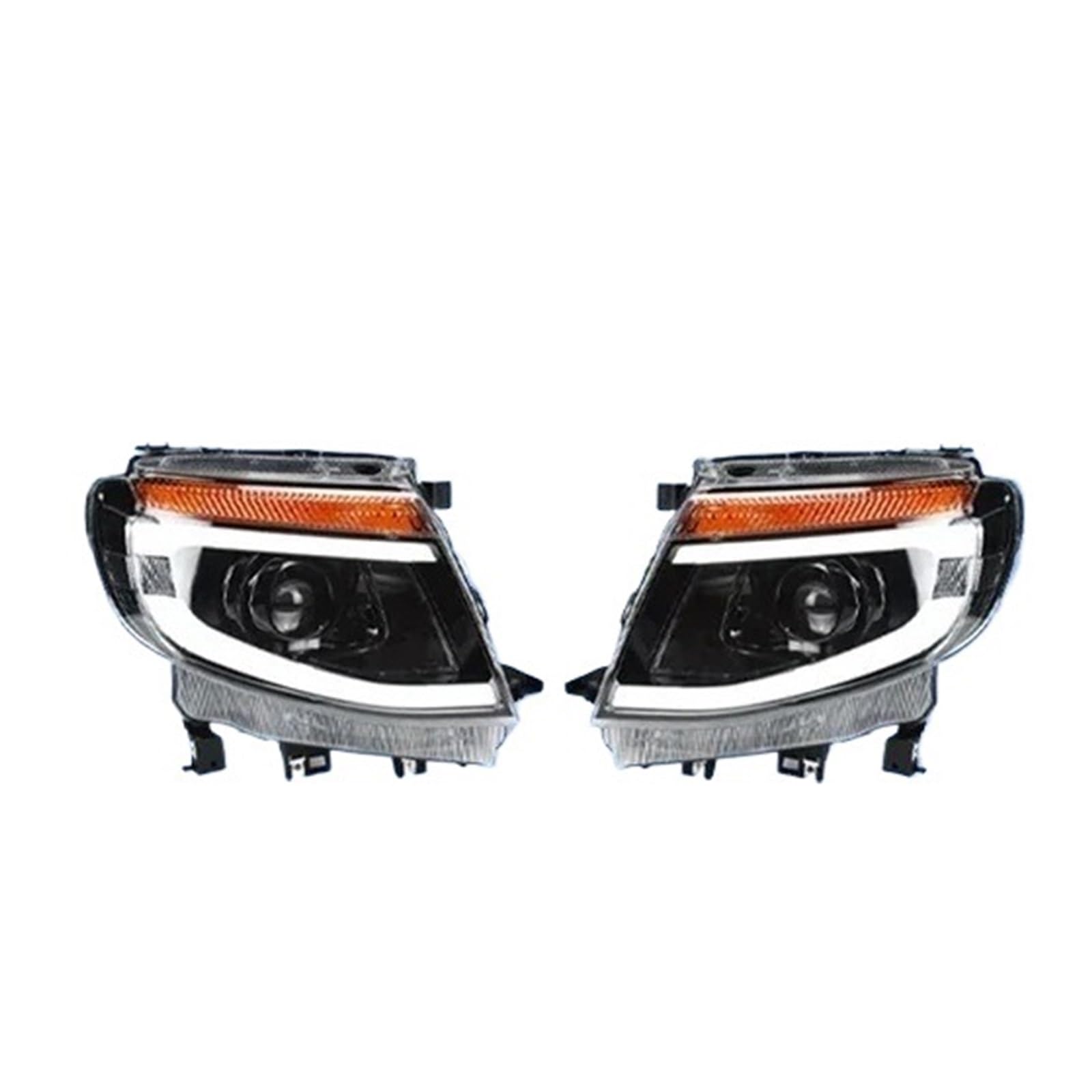 BaoHYeS LED Headlights For Ranger T6 2012-2014 Plug And Play Car Front Lamps LED Auto Headlight Assembly Bifocal Projector Lens Headlamps Assembly