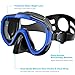 Zipoute Snorkel Snorkeling Gear for Adults, Dry Top Snorkel Set with Panoramic Anti-Leak and Anti-Fog Tempered Glass Lens,Adjustable Snorkeling Set for Scuba Diving Swimming Couple Snorkel Kit 2 Pack